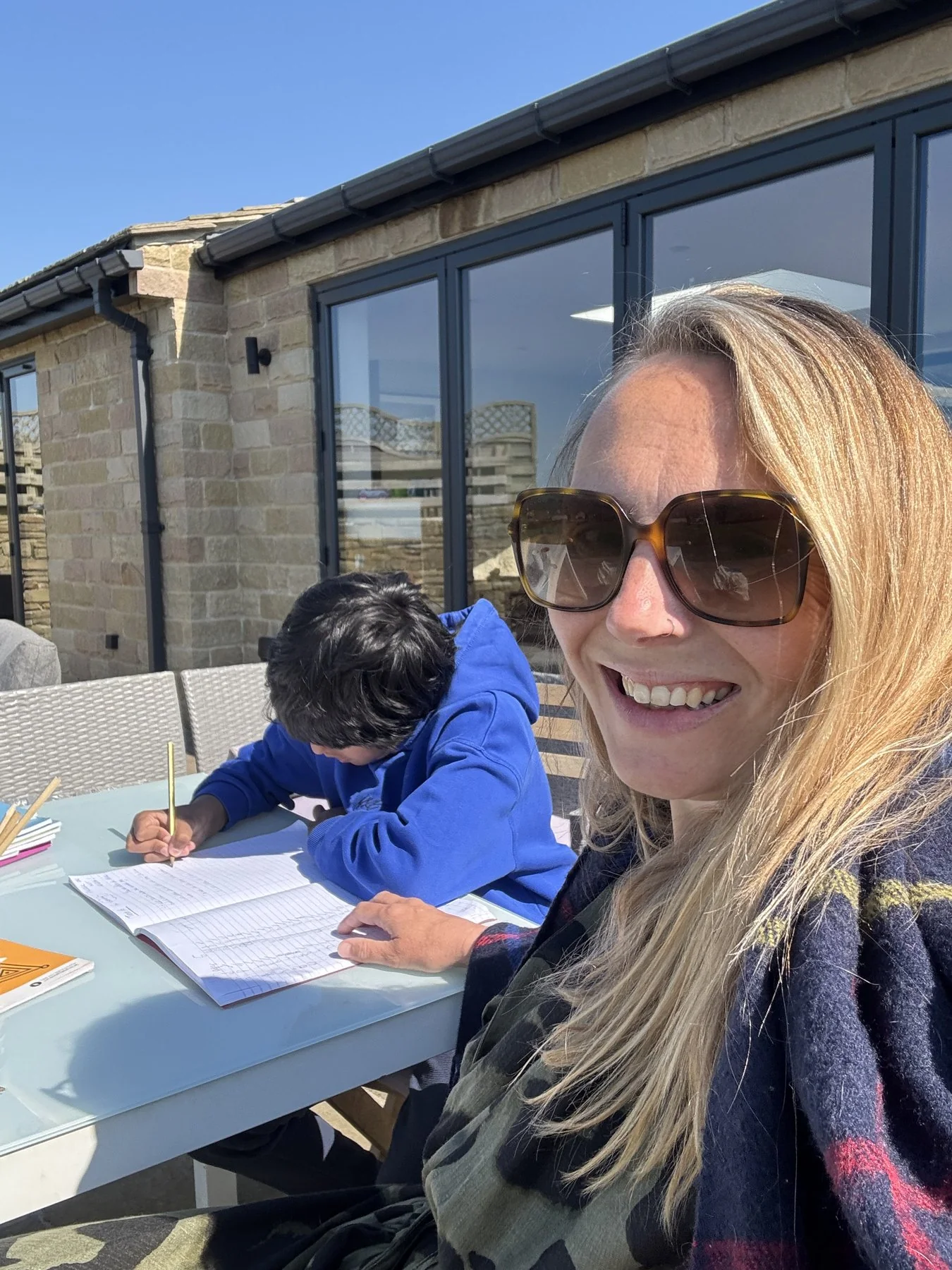 Elizabeth enjoying an outdoor learning session at the centre
